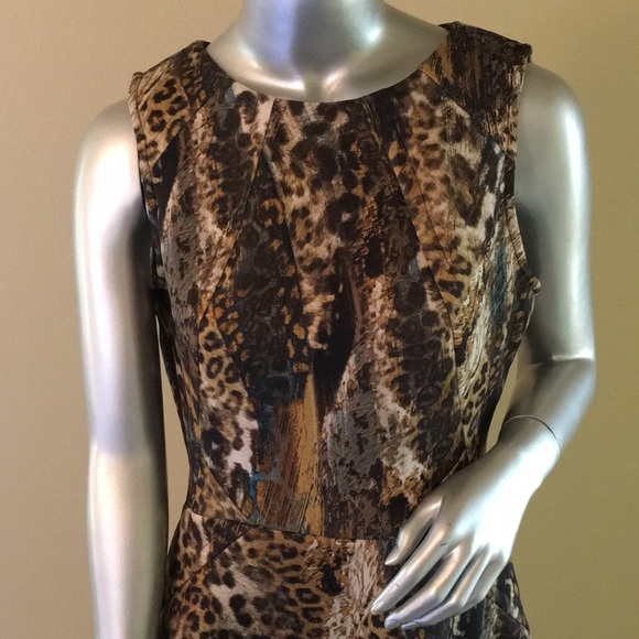 Jennifer Lopez Animal Leopard Fit & Flare … - Picture 4 of 14